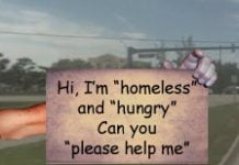 Panhandler Whispers My Click